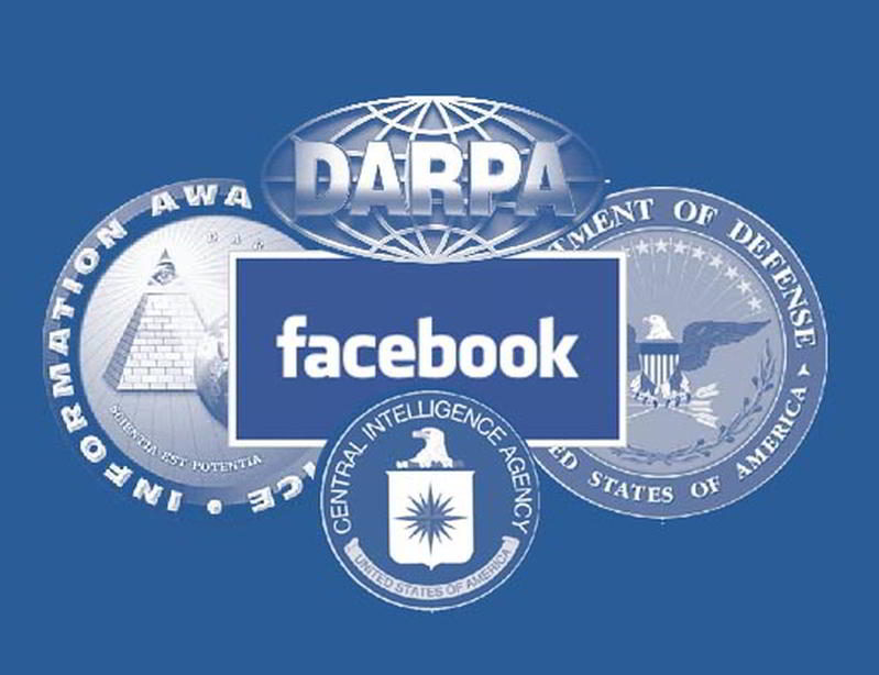 Facebook Darpa Pentagone CIA