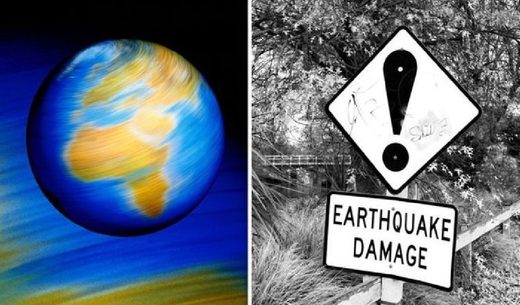 Slow Earth Rotation - Earthquake