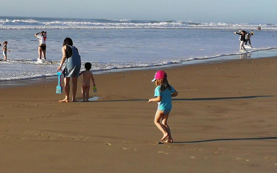 enfant, children, plage, beach, sea, sand