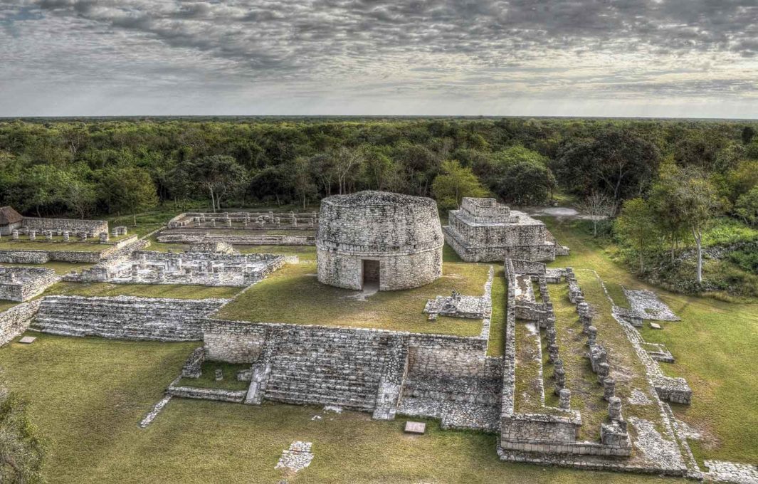 Les ruines de Mayapan, Yucatan