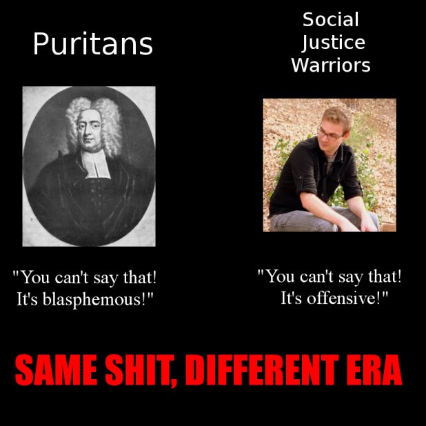 puritans sjws