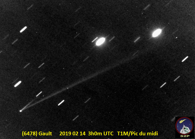 L'astéroïde 6478 Gault devient comète