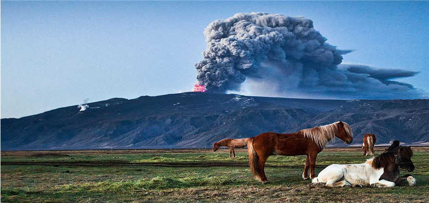 Iceland on fire
