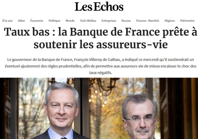 assureurs, banque de France