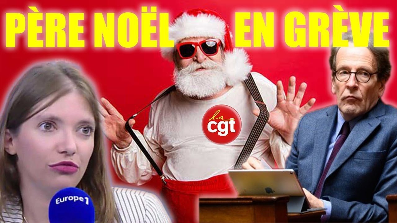 Père Noël en grève