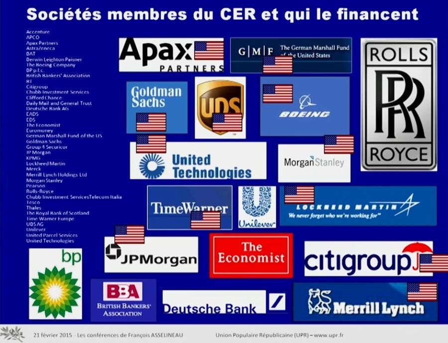 Cliquer pour agrandir Sociétés membres du CER
