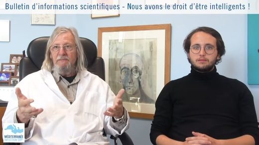 Pr Didier Raoult, Yanis Roussel,  IHU Méditerranée-Infection