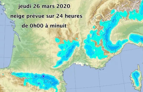 neige 26 mars