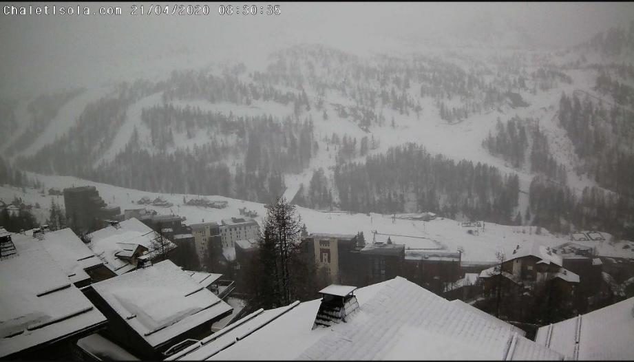 Cliquer pour agrandir neige, Isola 2000