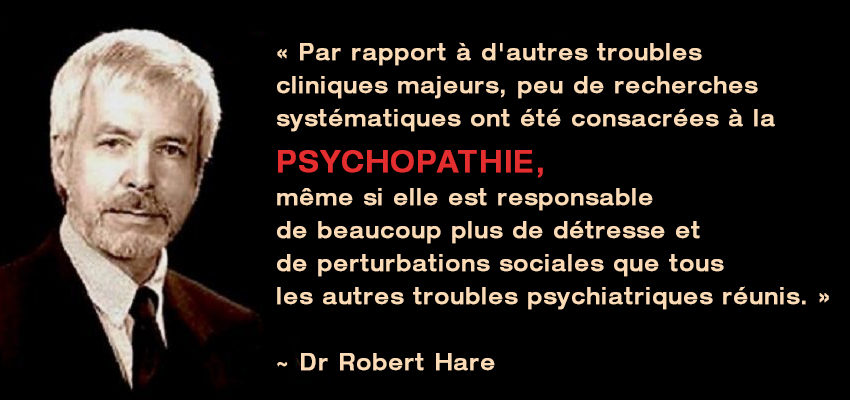 Citation Robert Hare Psychopathie