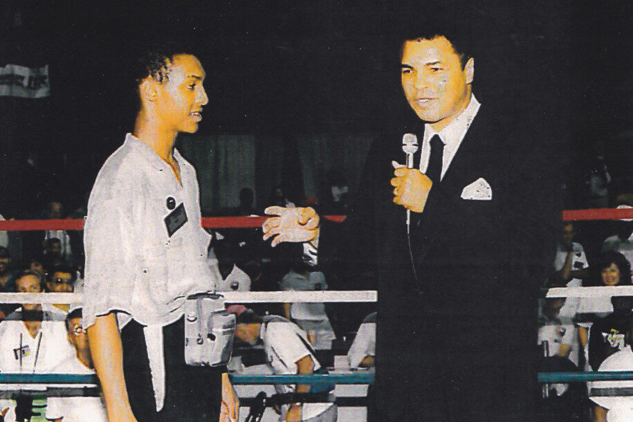 Mohamed Ali Jr. et Mohamed Ali.