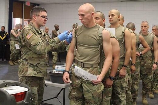Vaccination des soldats américains