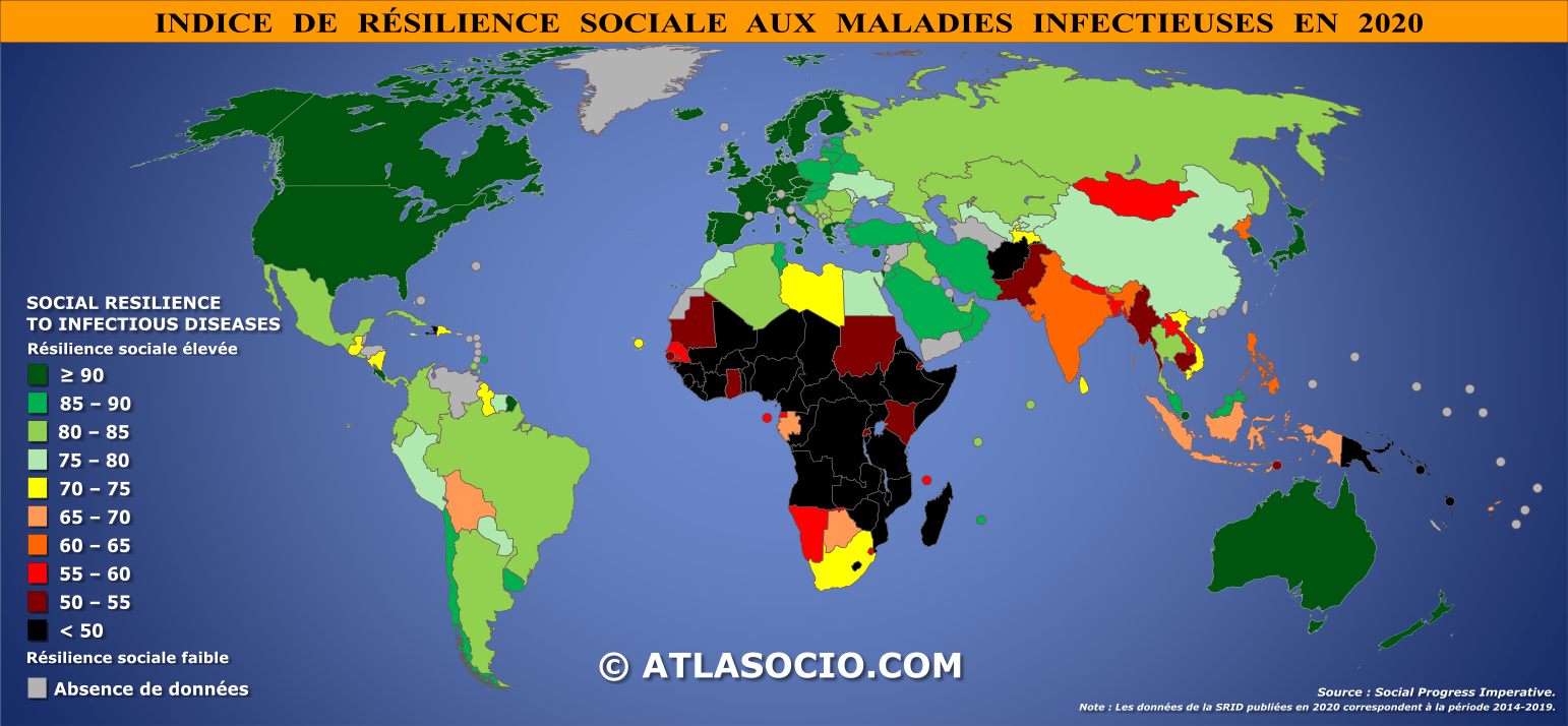 Indice de résilience sociale aux maladies infectieuses