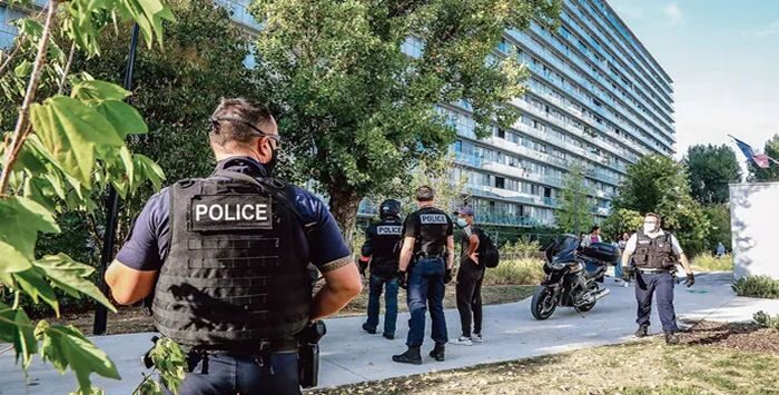 Police, France, Bordeaux