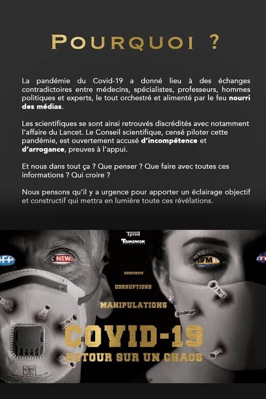 Panique à bord ? Le formidable documentaire « Hold-Up » fait scandale dans les médias officiels et chez les macronistes [màj]