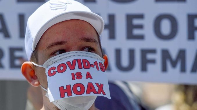 covid 19 is a hoax mask