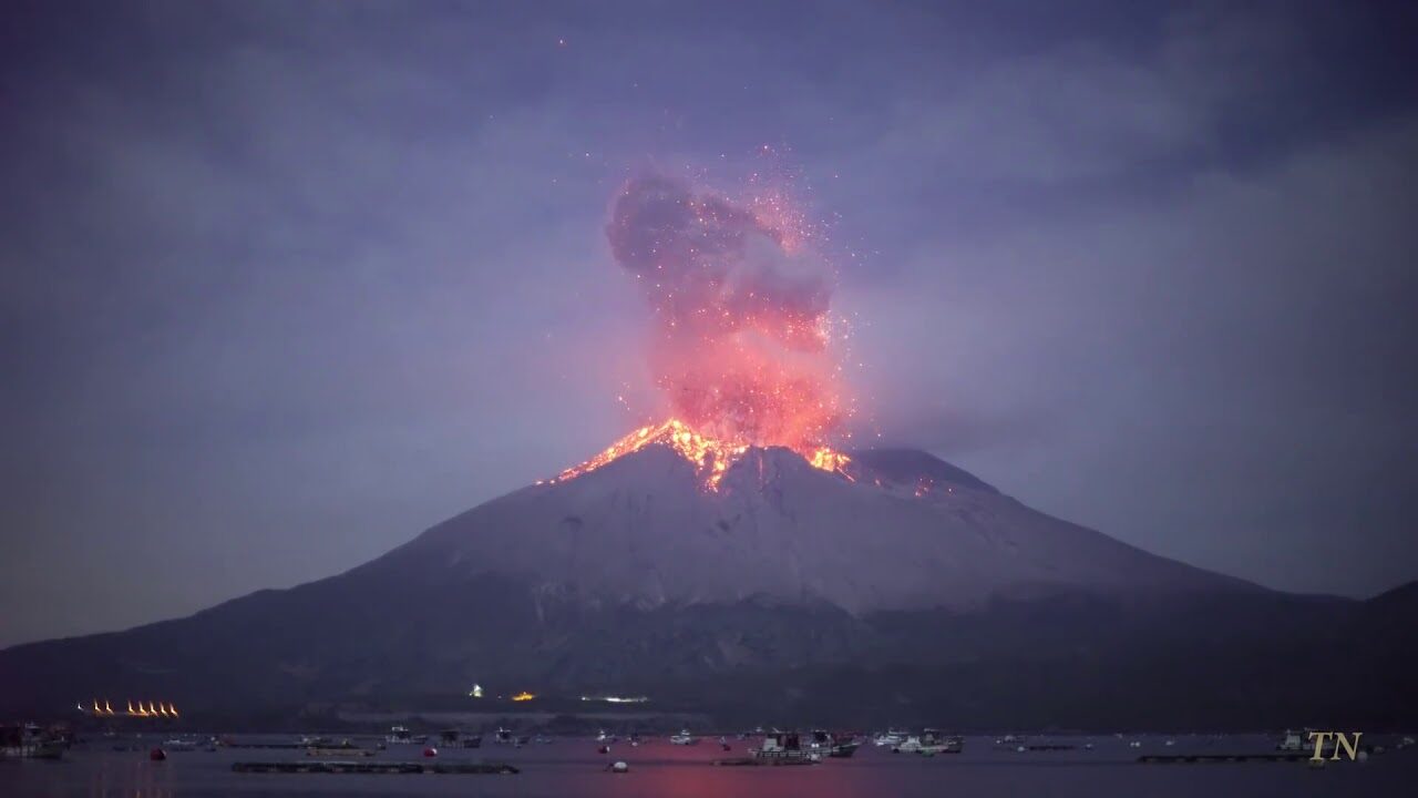 Sakurajima volcano volcan Sakurajima