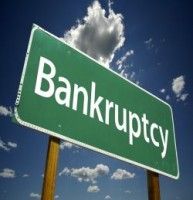 Bankrupcy sign