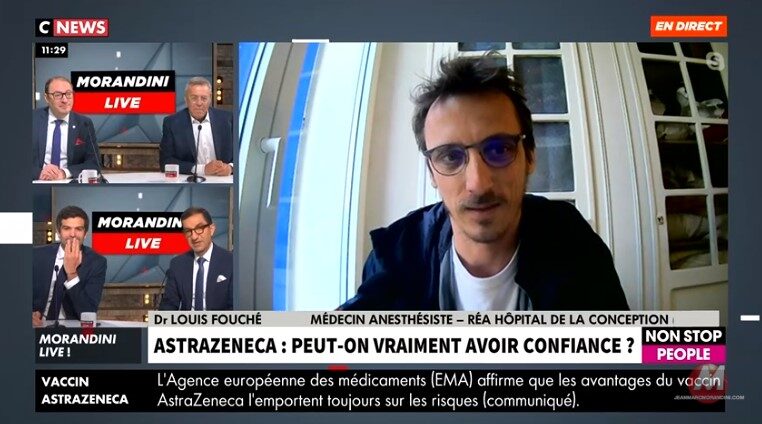 Louis Fouché chez Morandini 16.03.2021