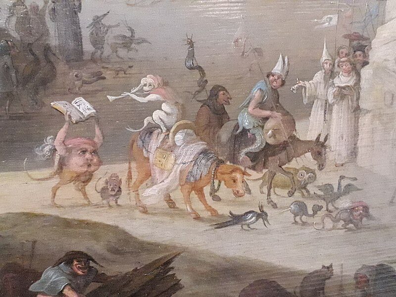 Peinture Sabbat de sorcières, par Claes Jacobz van der Heck