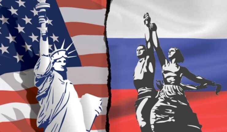 statues liberté et russe