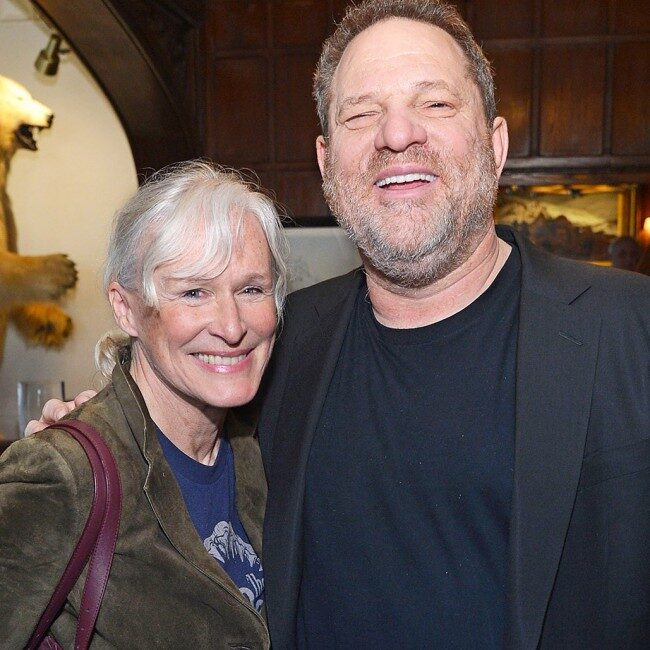 Glenn Close et Harvey Weinstien