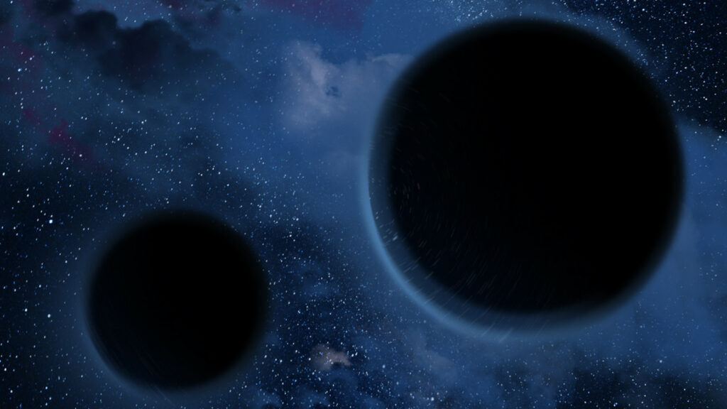 2 trous noirs