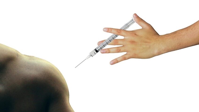 vaccin homme seringue
