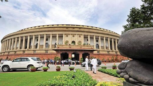 La Maison du Parlement, siège du Parlement de l'Inde, New Delhi