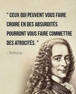 Pass sanitaire : une suite déjà écrite Voltaire_absurdites_atrocites