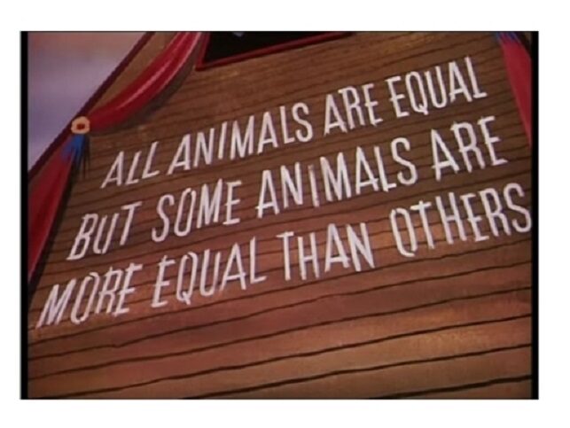 Cliquer pour agrandir all animals are equal ...