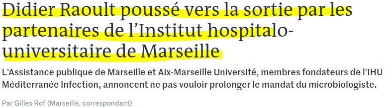 raoult sortie