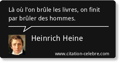 Citation Heinrich Heine