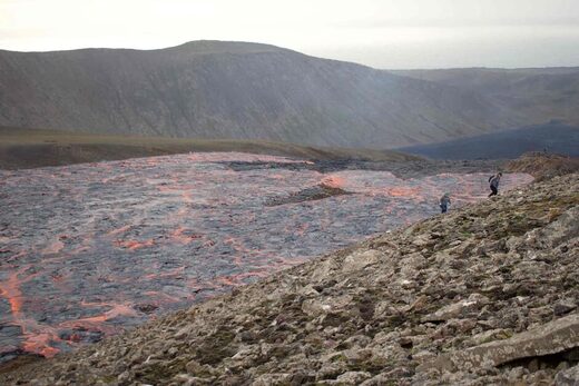 volcan près de Reykjavik
