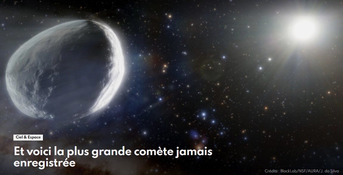 comete plus grosse