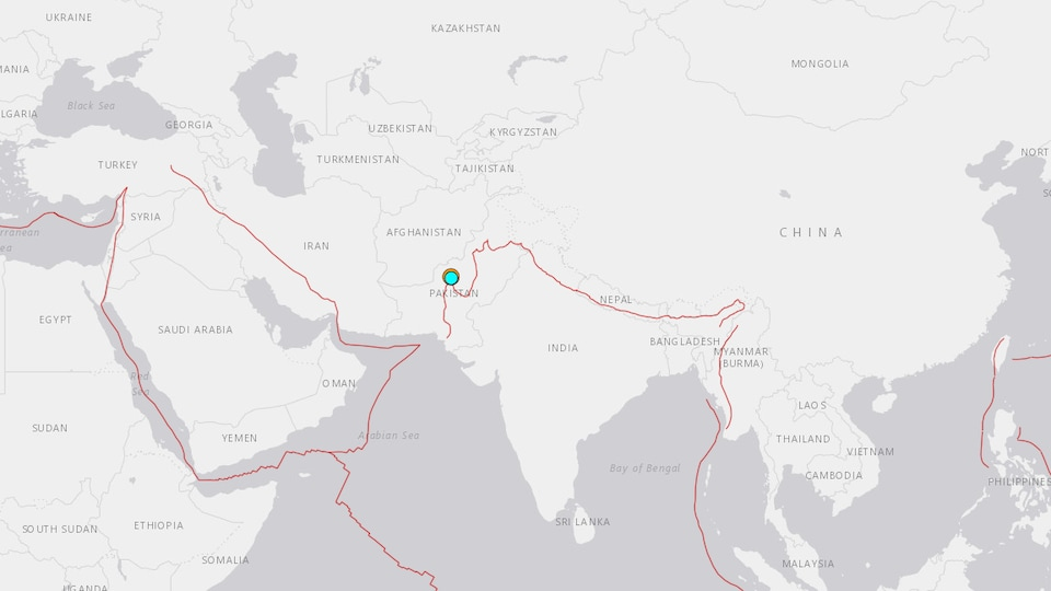 séisme pakistan
