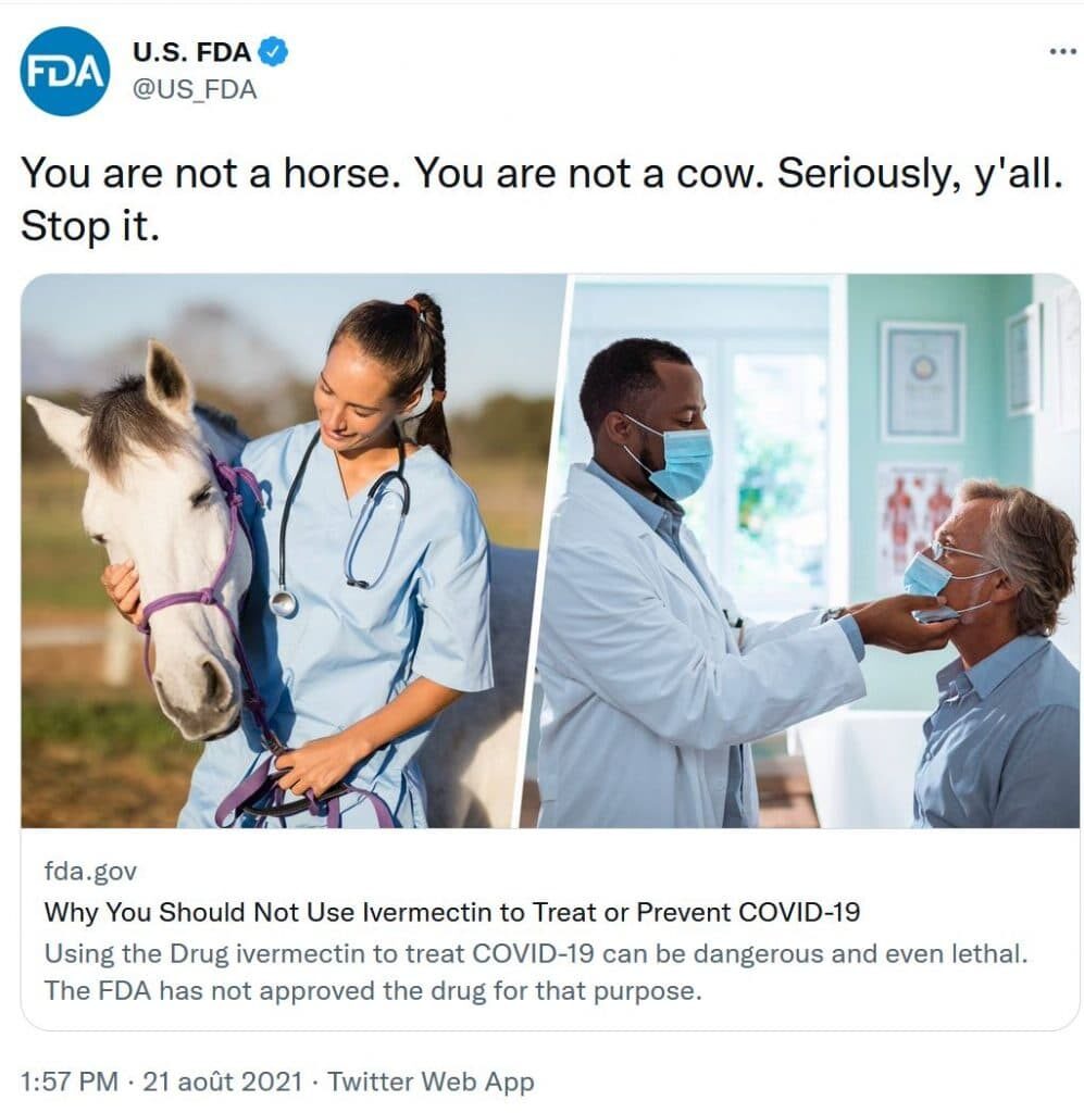 you are not a horse ivermectin
