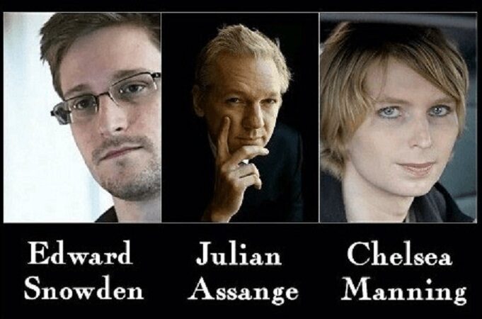 assange snowden manning