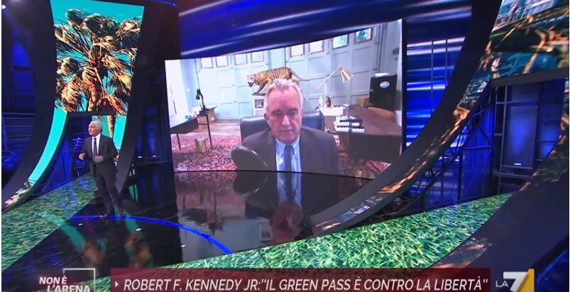 Massimo Giletti et Robert F. Kennedy, Jr.