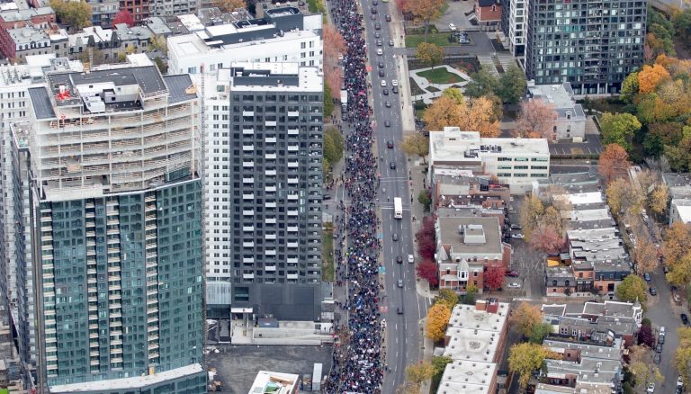 manifestation du 30 octobre montreal