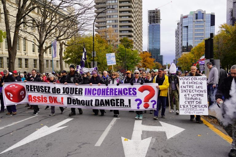 manifestation 30 octobre montreal