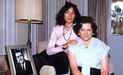 Ghislaine Maxwell et sa mère Betty, à Jérusalem, en novembre 1991