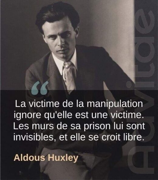 Cliquer pour agrandir Citation Aldous Huxley