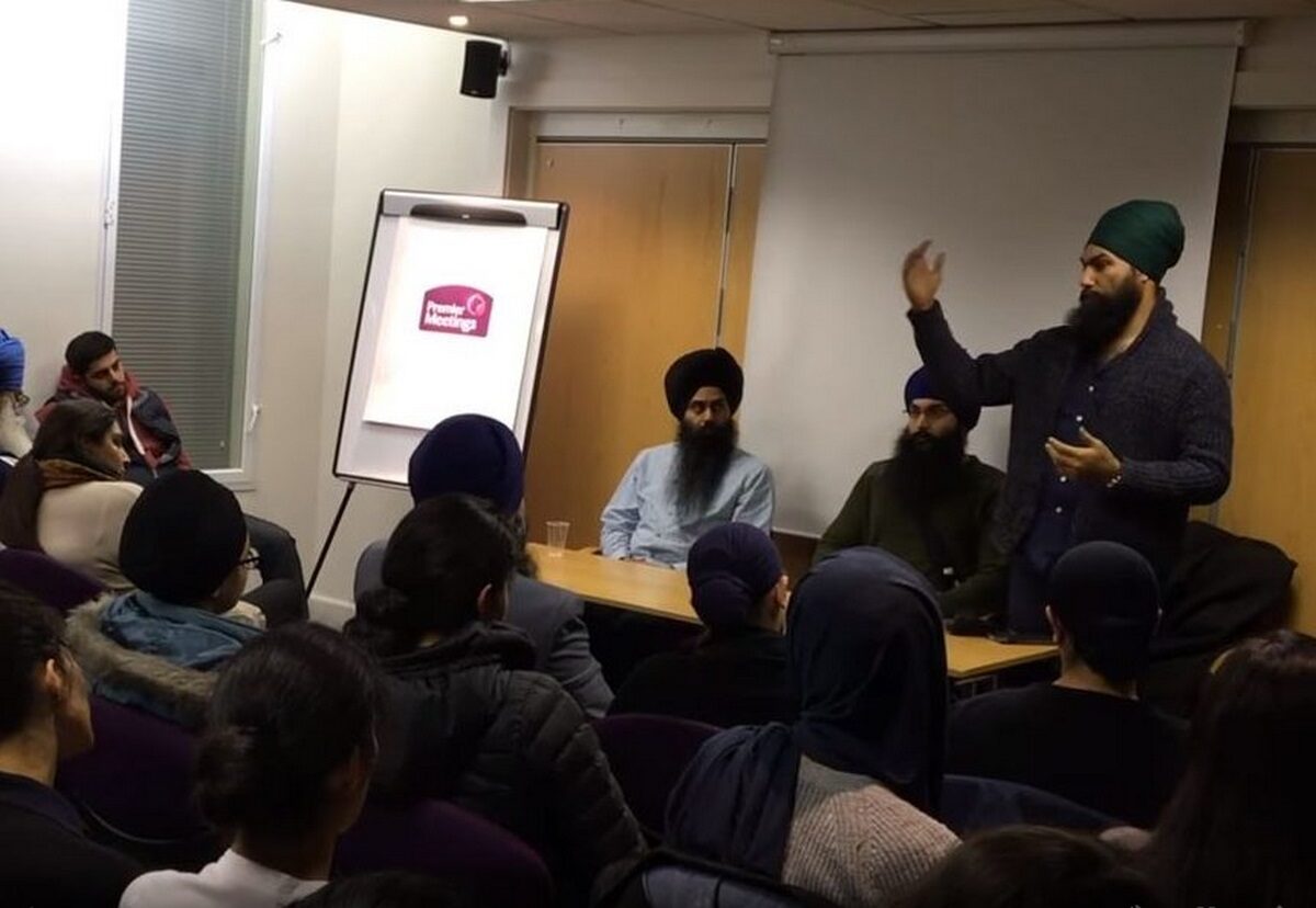 Le chef du NPD, Jagmeet Singh