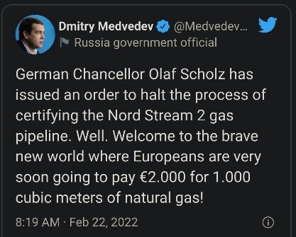 Cliquer pour agrandir tweet medvedev