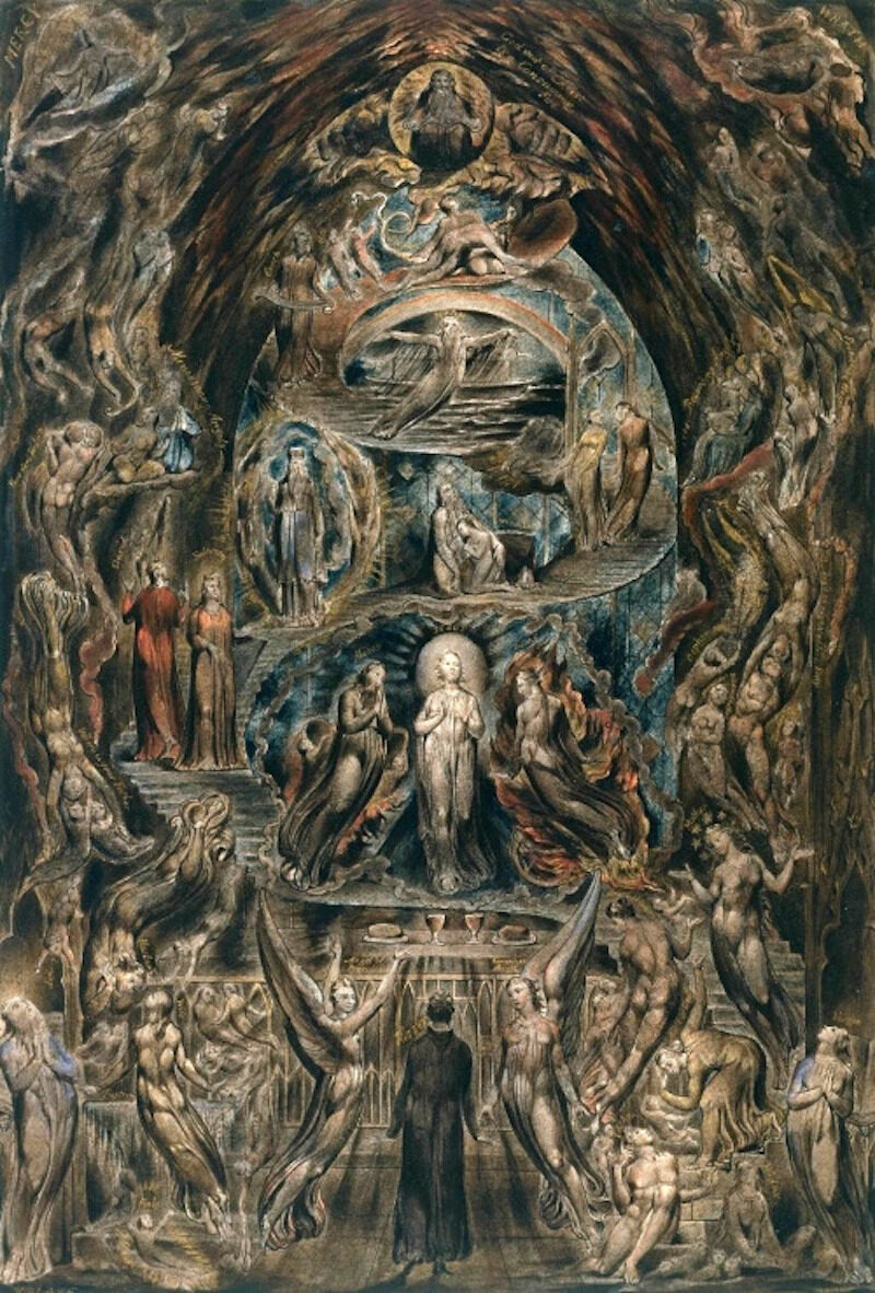 Blake, A Vision of the Last Judgement