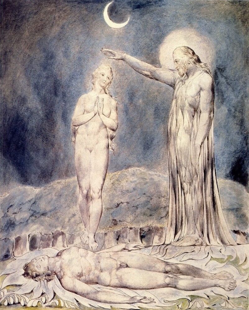 La Création d'Ève William Blake