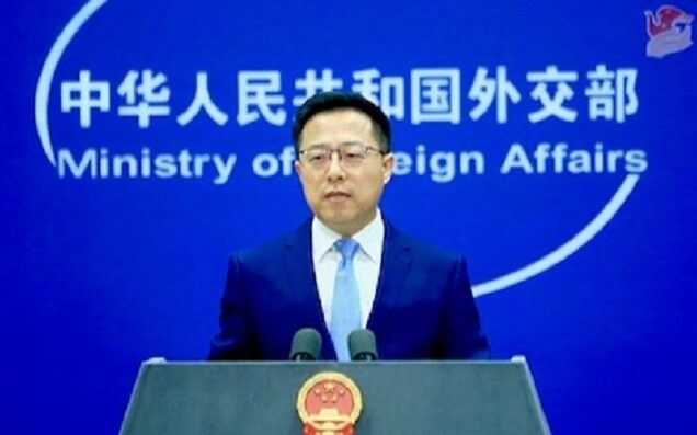 ministre des Affaires étrangères chinois, Zhao Lijian