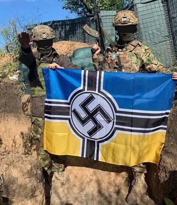 ukraine drapeau nazis