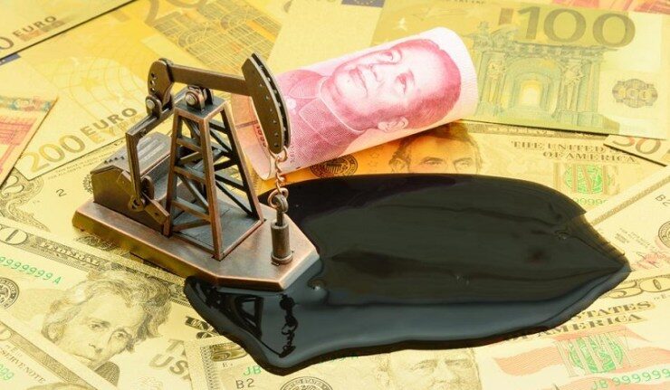 petro dollars yuan chine